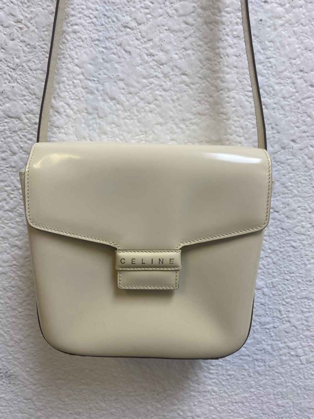 Celine Ivory Cream Smooth Leather Crossbody - Picture 6 of 7